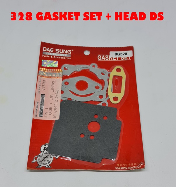 328           GASKET SET + HEAD DS NEW